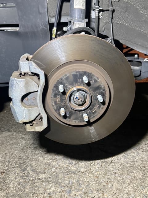 Brake caliper and rotor